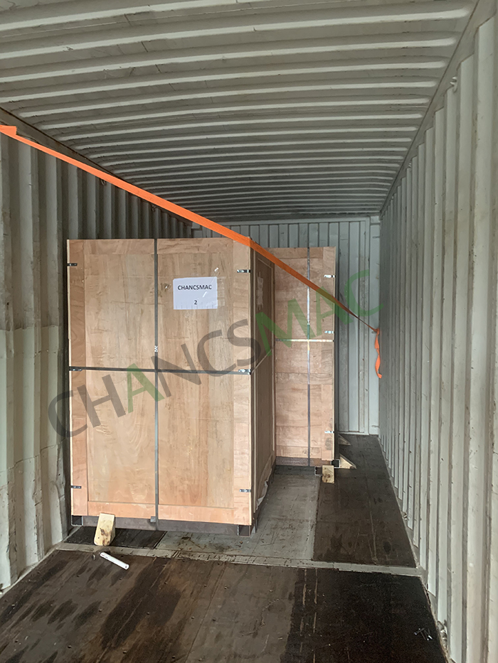 10m3 High frequency vacuum dryer container loading