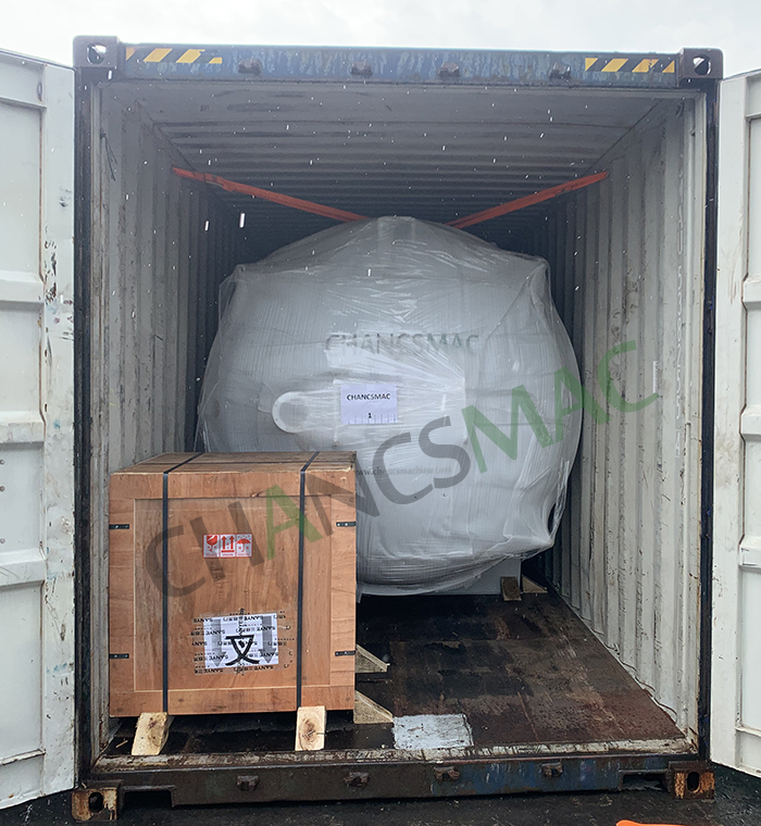 10cbm High frequency vacuum dryer container loading